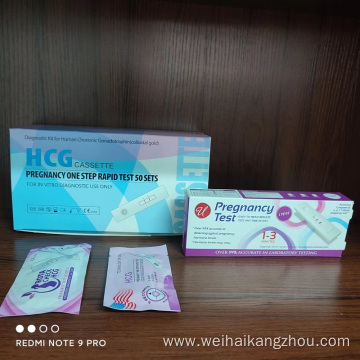 HCG Rapid Diagnostic fertility Test device for women on sale export 2.5mm 3.0mm 4.0mm
